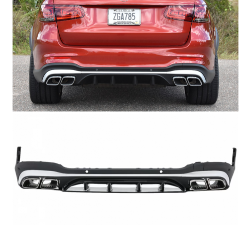 Mercedes GLC 63 AMG X253 galinis difuzorius (2020-2022)